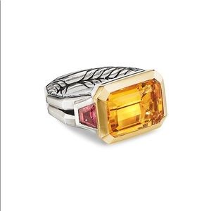 David Yurman Sterling Silver/18K Novella Ring